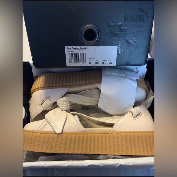 PUMA X FENTY BY RIHANNA WOMEN BOWCREEPER SANDAL (PINK / PINK TINT / OATMEAL) - Picture 2 of 5